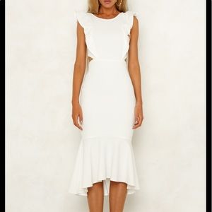 White Midi Dress